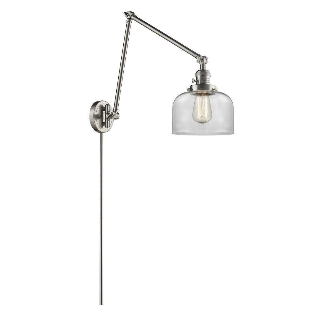 Innovations Lighting 238-SN-G72  Franklin Restoration Lamp Brushed Satin Nickel