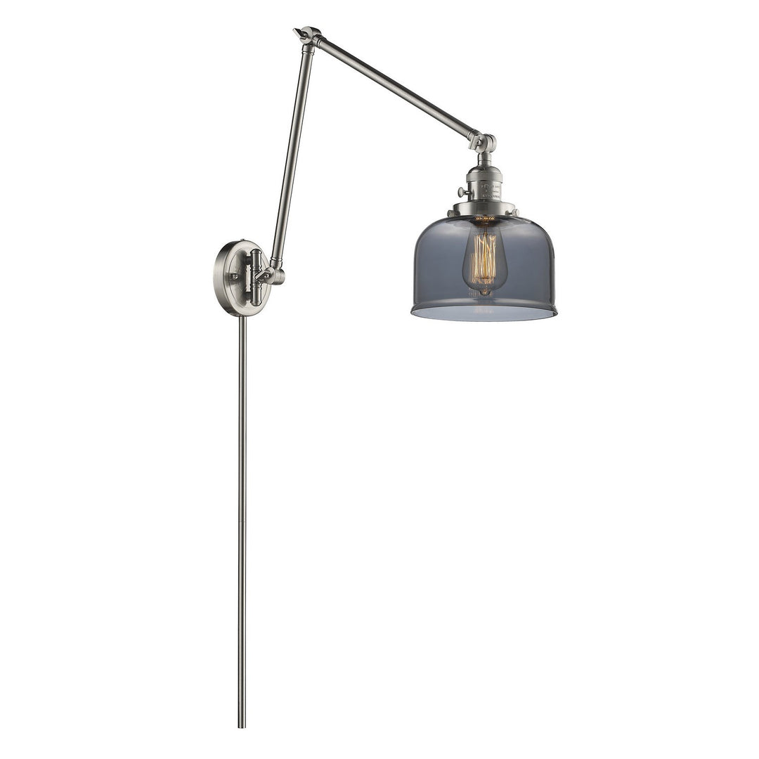 Innovations Lighting 238-SN-G73  Franklin Modern Restoration Lamp Brushed Satin Nickel
