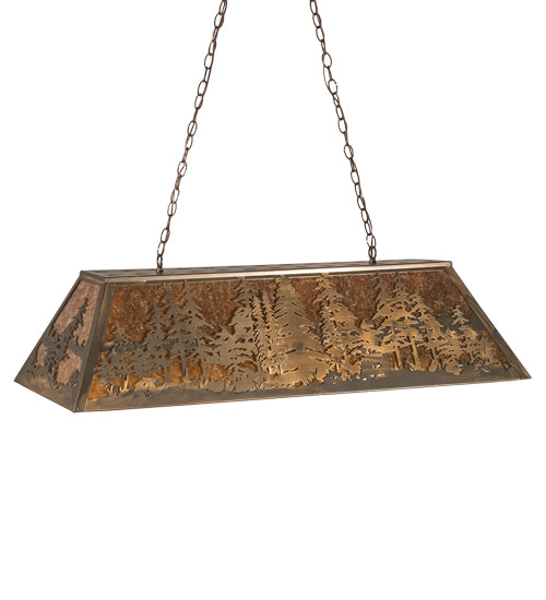 Meyda Tiffany Tall Pines 81888 Pendant Light - Antique Copper