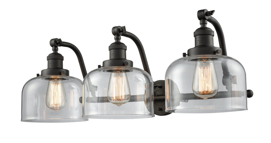 Innovations Franklin Restoration 515-3W-OB-G72 Bath Vanity Light 28 in. wide - Oil Rubbed Bronze