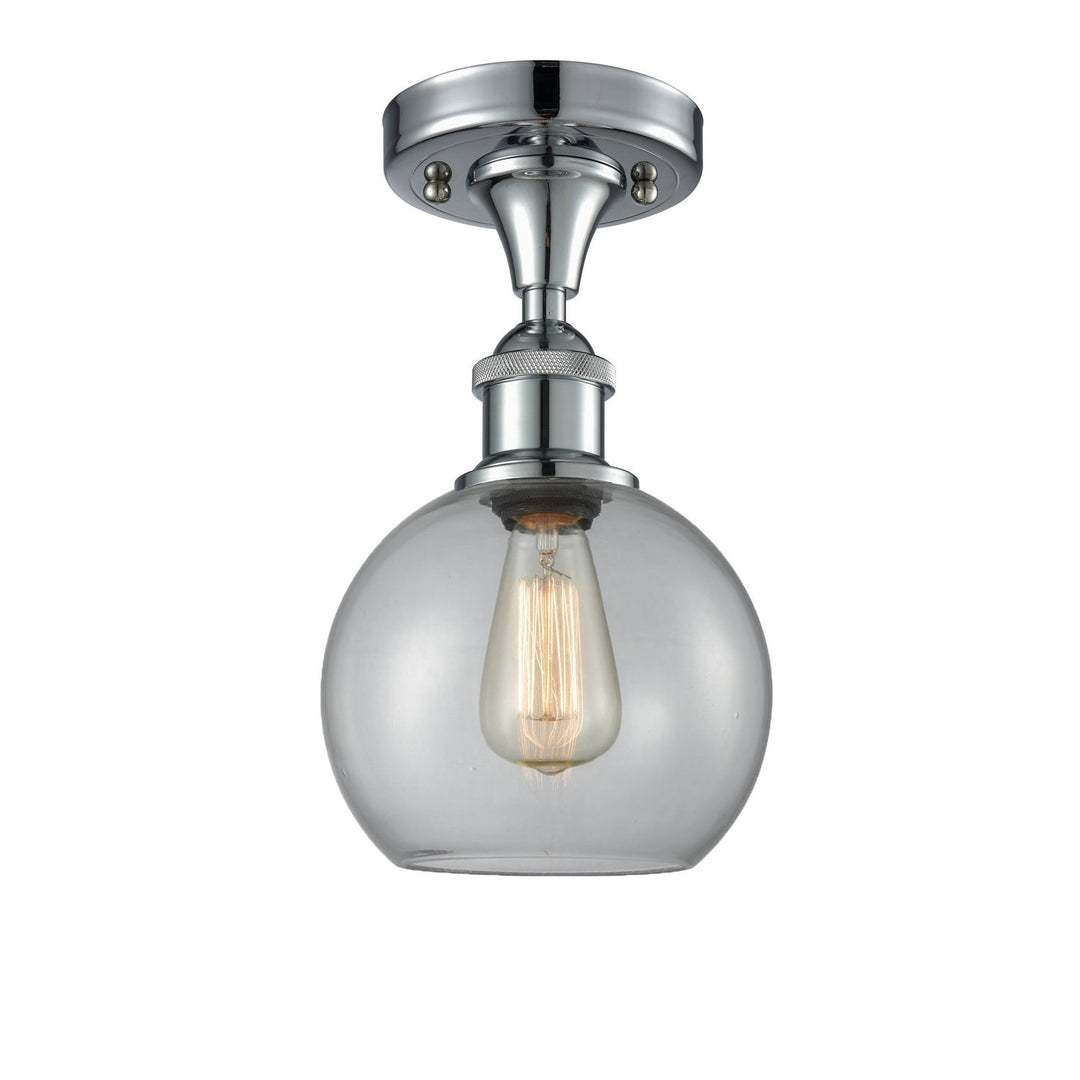 Innovations Ballston 516-1C-PC-G122 Ceiling Light - Polished Chrome