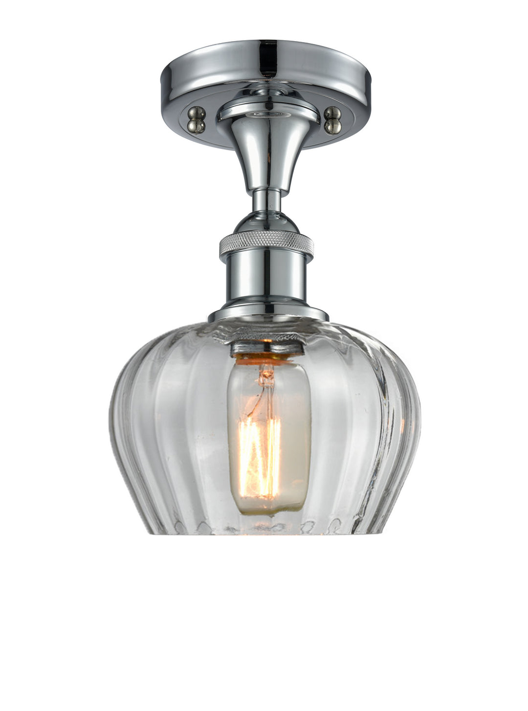 Innovations Ballston 516-1C-PC-G92 Ceiling Light - Polished Chrome