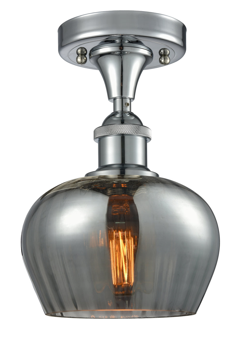 Innovations Ballston 516-1C-PC-G93 Ceiling Light - Polished Chrome