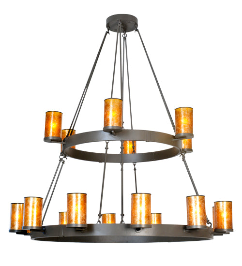 Meyda Tiffany Chappell 81894 Chandelier Light - Timeless Bronze