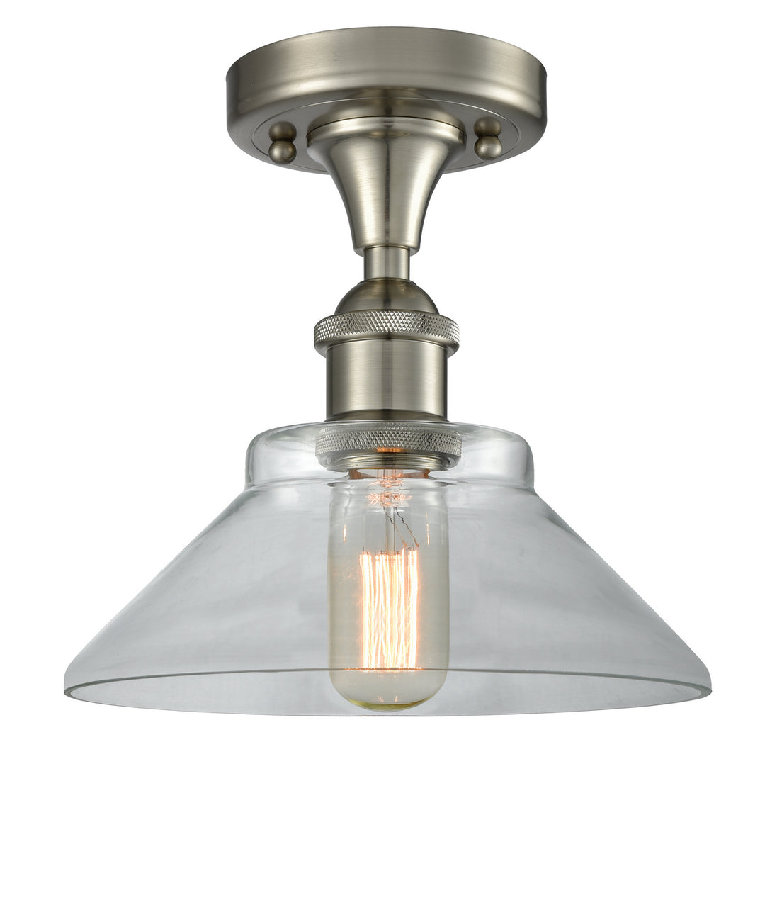 Innovations Ballston 516-1C-SN-G132 Ceiling Light - Brushed Satin Nickel