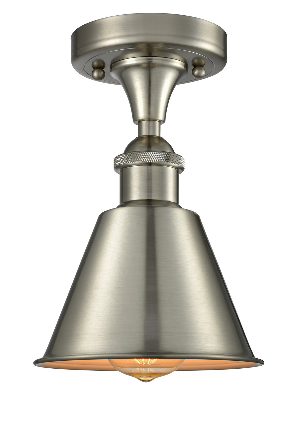 Innovations Ballston 516-1C-SN-M8 Ceiling Light - Brushed Satin Nickel