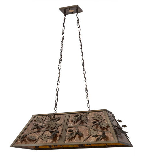 Meyda Tiffany Oak Leaf & Acorn 81897 Pendant Light - Timeless Bronze