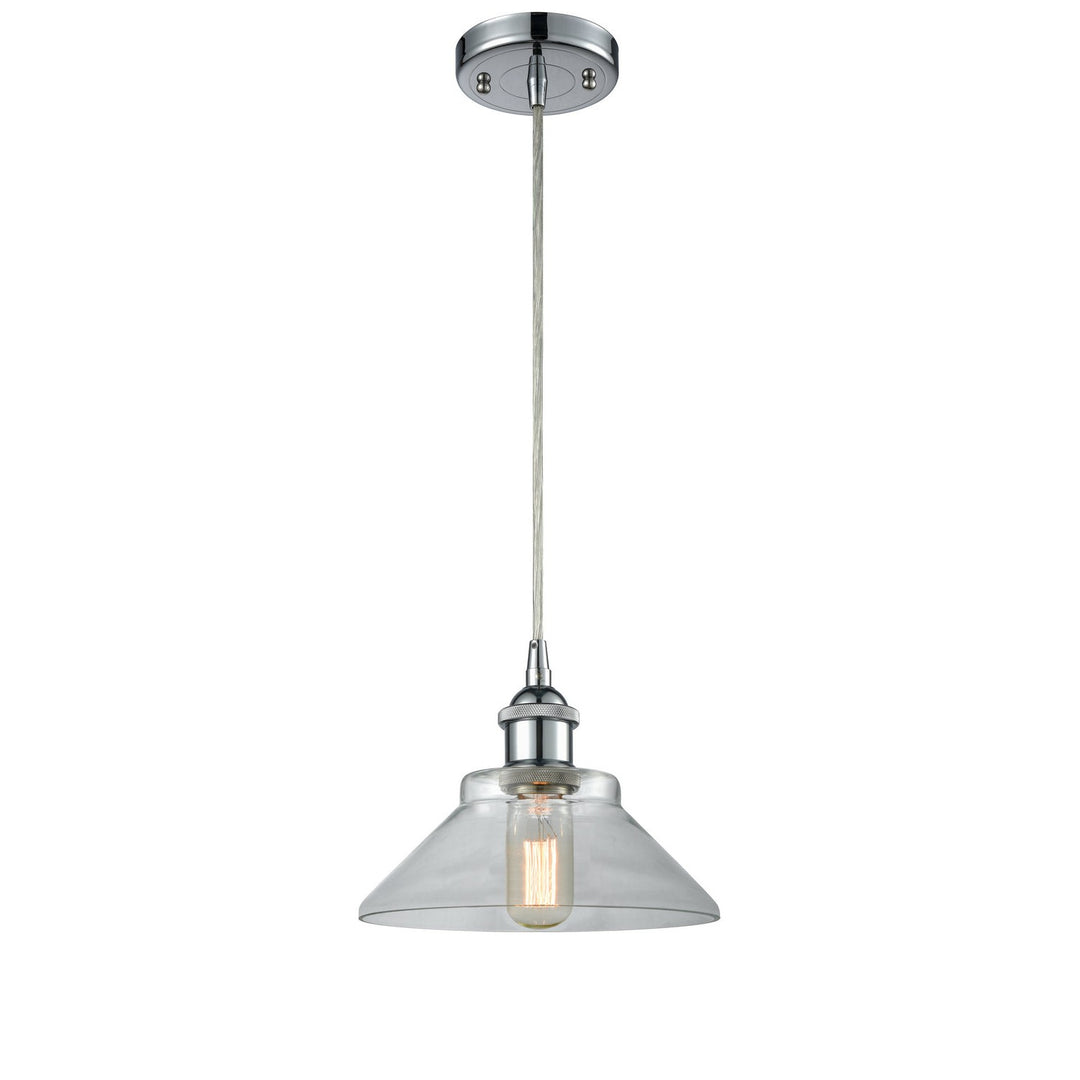 Innovations Ballston 516-1P-PC-G132 Pendant Light - Polished Chrome