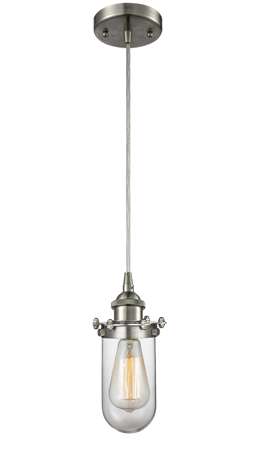 Innovations Kingsbury 516-1P-SN-232CL Pendant Light - Brushed Satin Nickel