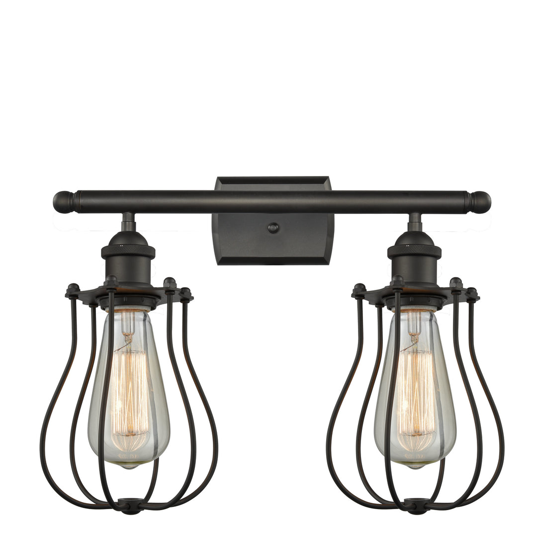 Innovations Austere 516-2W-OB-513 Bath Vanity Light 16 in. wide - Oil Rubbed Bronze