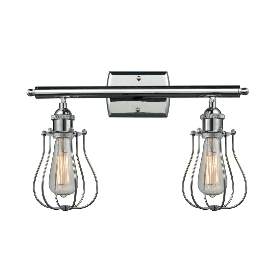 Innovations Austere 516-2W-PC-513 Bath Vanity Light 16 in. wide - Polished Chrome