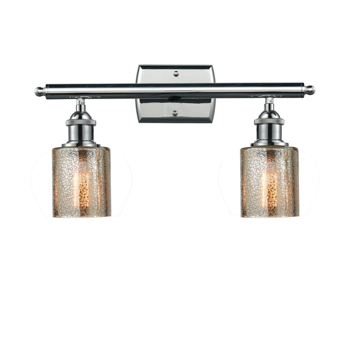 Innovations Ballston 516-2W-PC-G116 Bath Vanity Light 16 in. wide - Polished Chrome