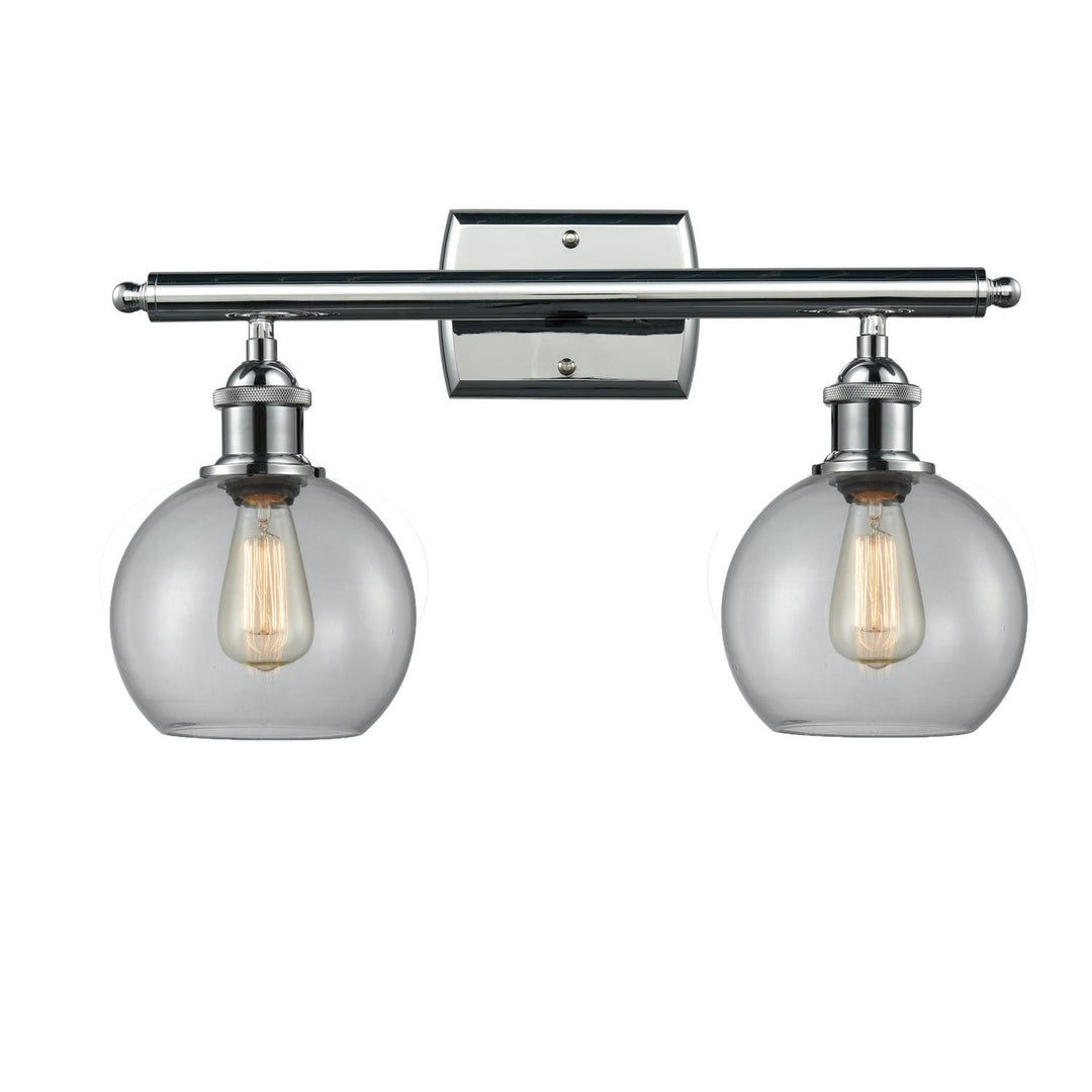 Innovations Ballston 516-2W-PC-G122 Bath Vanity Light 16 in. wide - Polished Chrome