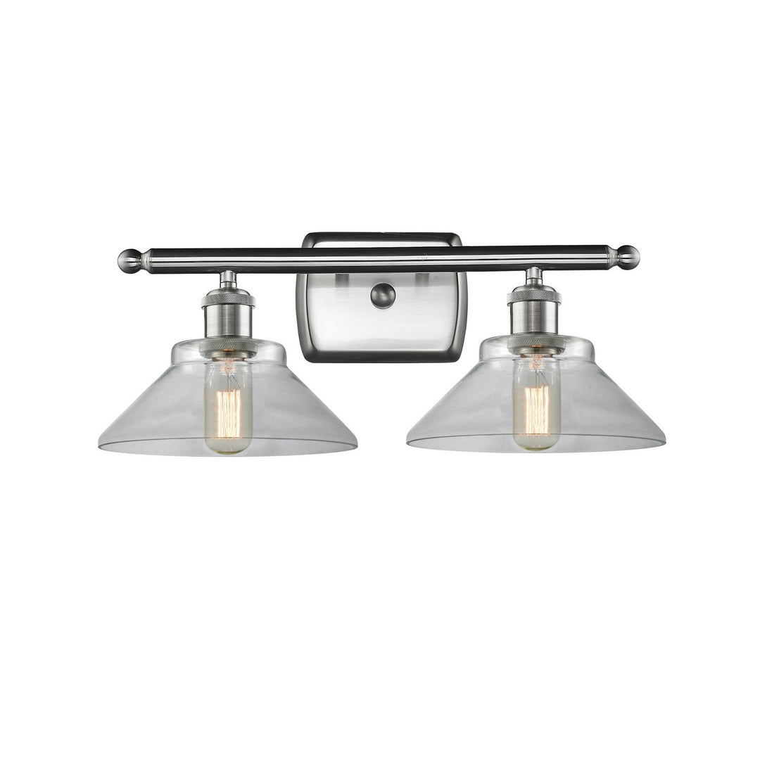 Innovations Ballston 516-2W-SN-G132 Bath Vanity Light 18 in. wide - Brushed Satin Nickel