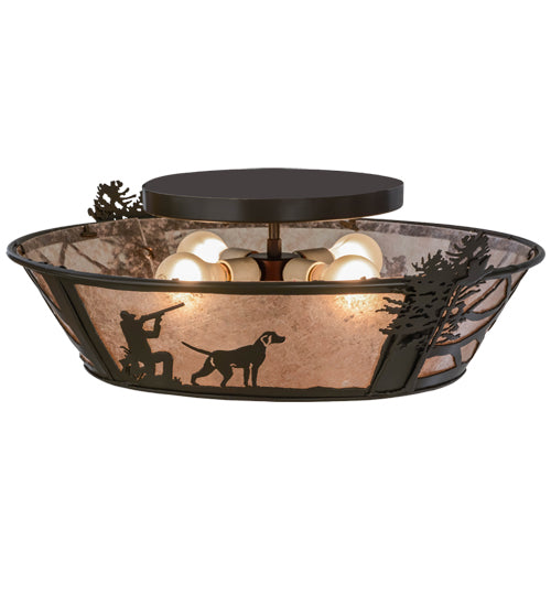 Meyda Tiffany Quail Hunter 81915 Ceiling Light - Timeless Bronze