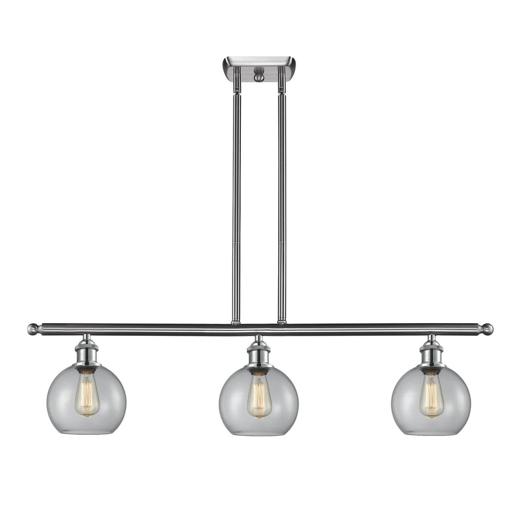 Innovations Ballston 516-3I-SN-G122 Pendant Light - Brushed Satin Nickel
