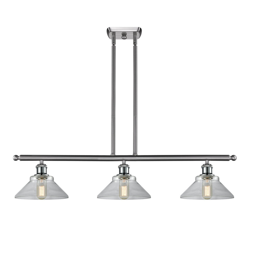 Innovations Ballston 516-3I-SN-G132 Pendant Light - Brushed Satin Nickel