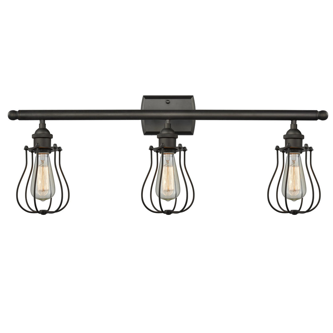 Innovations Austere 516-3W-OB-513 Bath Vanity Light 26 in. wide - Oil Rubbed Bronze