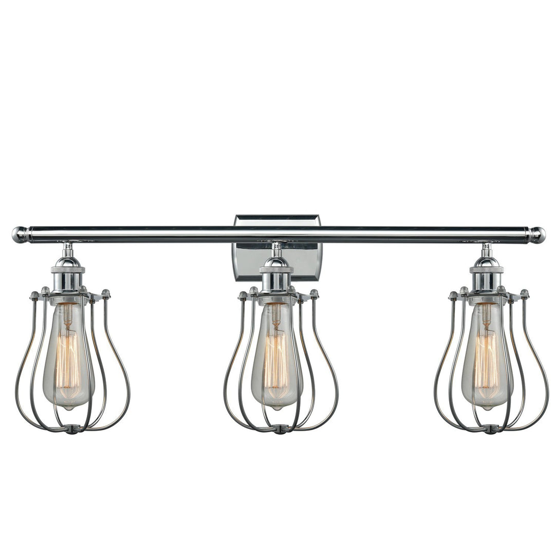 Innovations Austere 516-3W-PC-513 Bath Vanity Light 26 in. wide - Polished Chrome