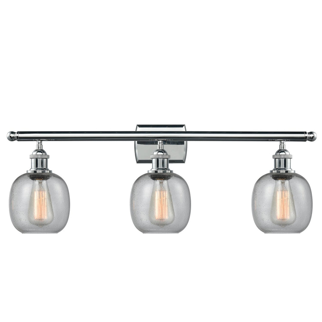 Innovations Ballston 516-3W-PC-G104 Bath Vanity Light 26 in. wide - Polished Chrome