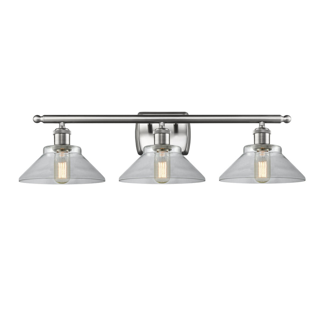 Innovations Ballston 516-3W-SN-G132 Bath Vanity Light 26 in. wide - Brushed Satin Nickel