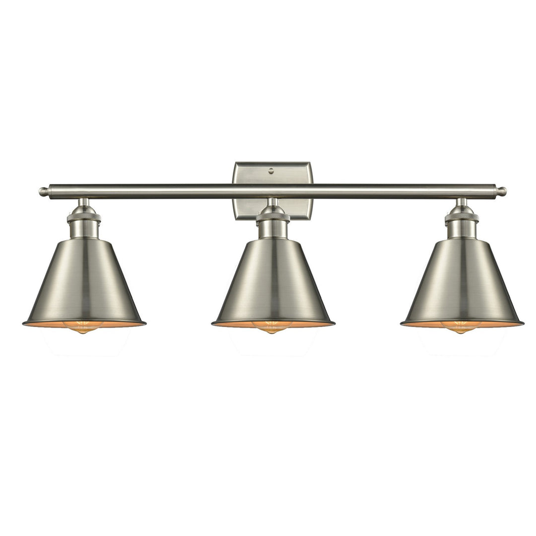 Innovations Ballston 516-3W-SN-M8 Bath Vanity Light 26 in. wide - Brushed Satin Nickel