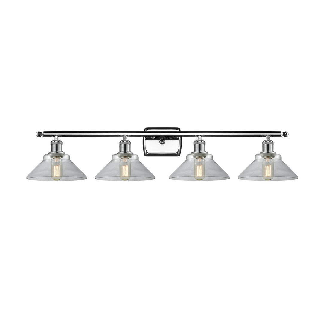 Innovations Ballston 516-4W-PC-G132 Bath Vanity Light 36 in. wide - Polished Chrome
