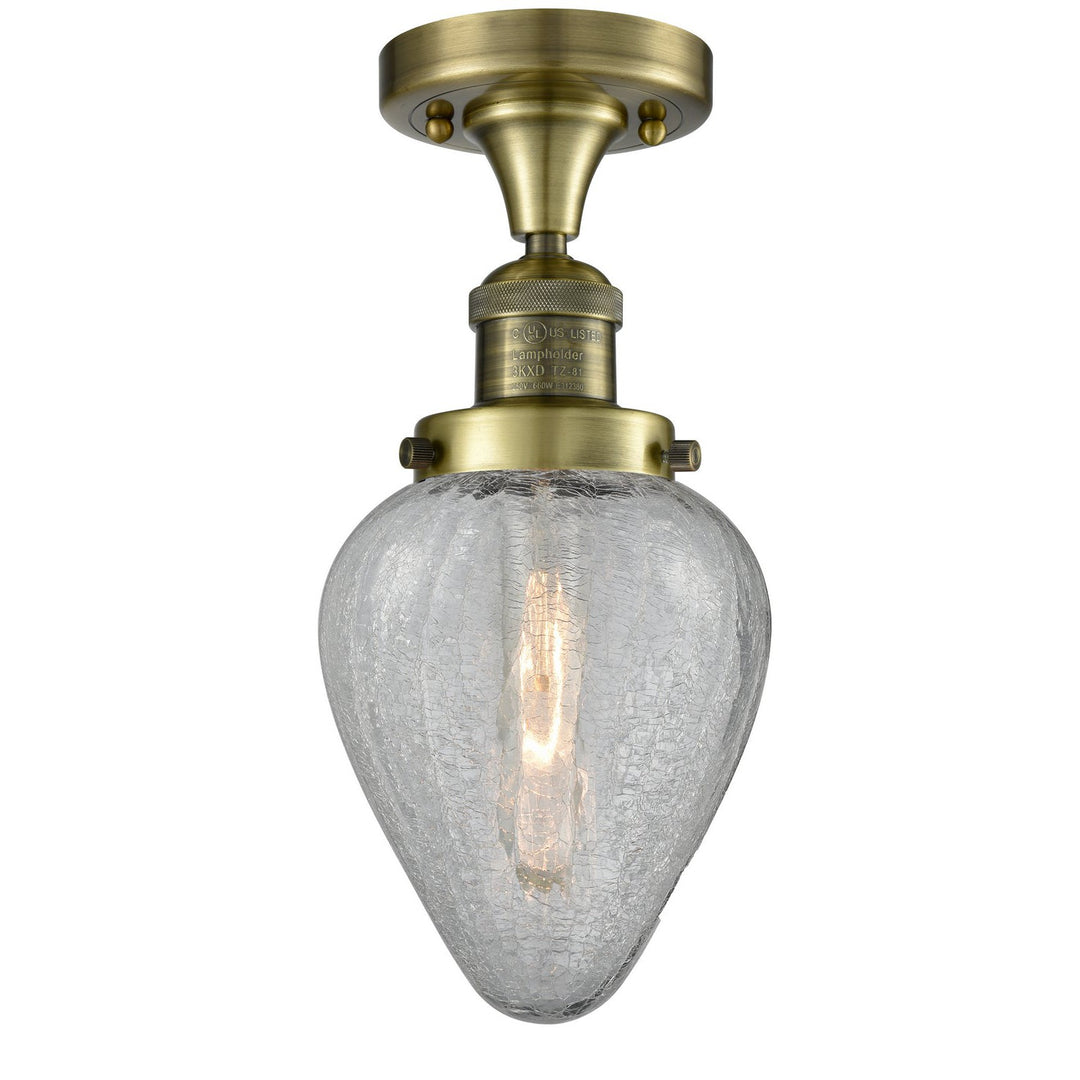 Innovations Franklin Restoration 517-1CH-AB-G165 Ceiling Light - Antique Brass