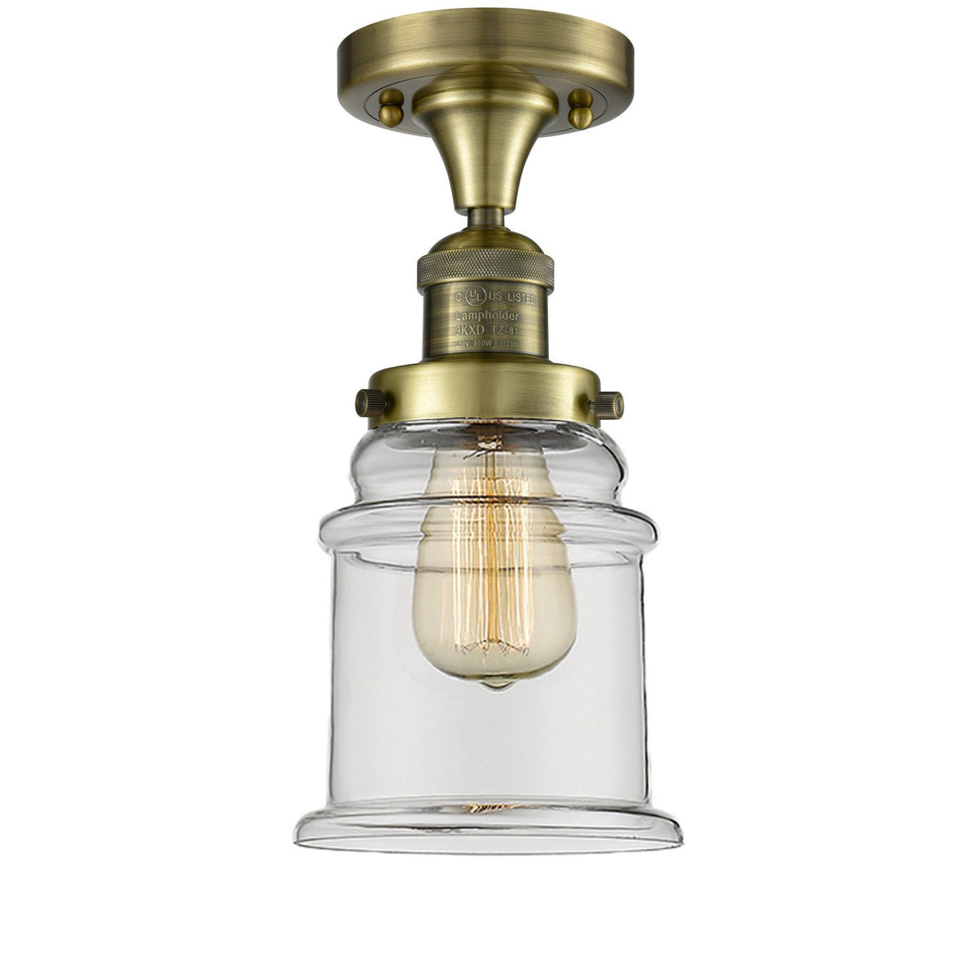 Innovations Franklin Restoration 517-1CH-AB-G182 Ceiling Light - Antique Brass