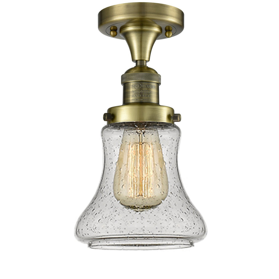 Innovations Franklin Restoration 517-1CH-AB-G194 Ceiling Light - Antique Brass