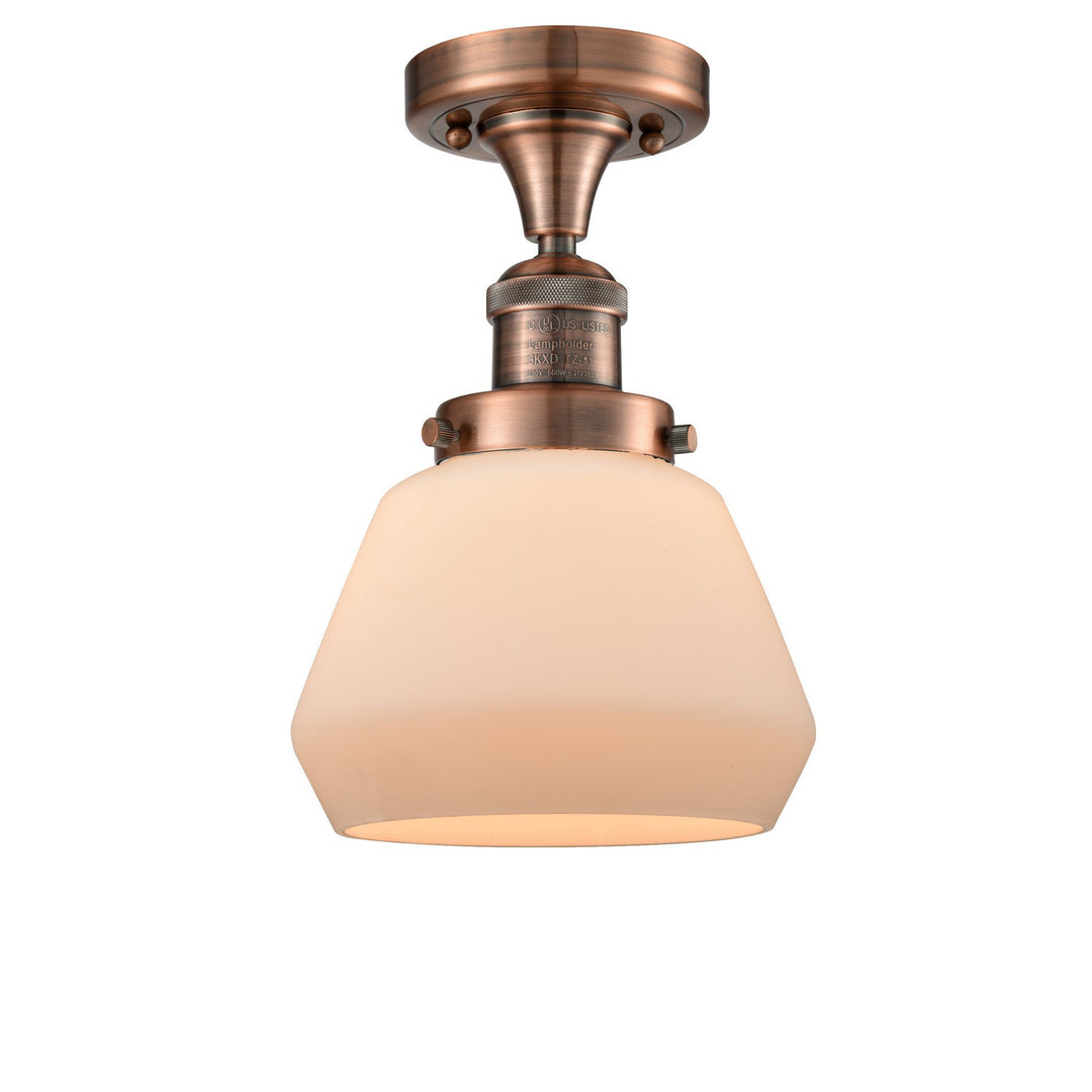 Innovations Franklin Restoration 517-1CH-AC-G171 Ceiling Light - Antique Copper