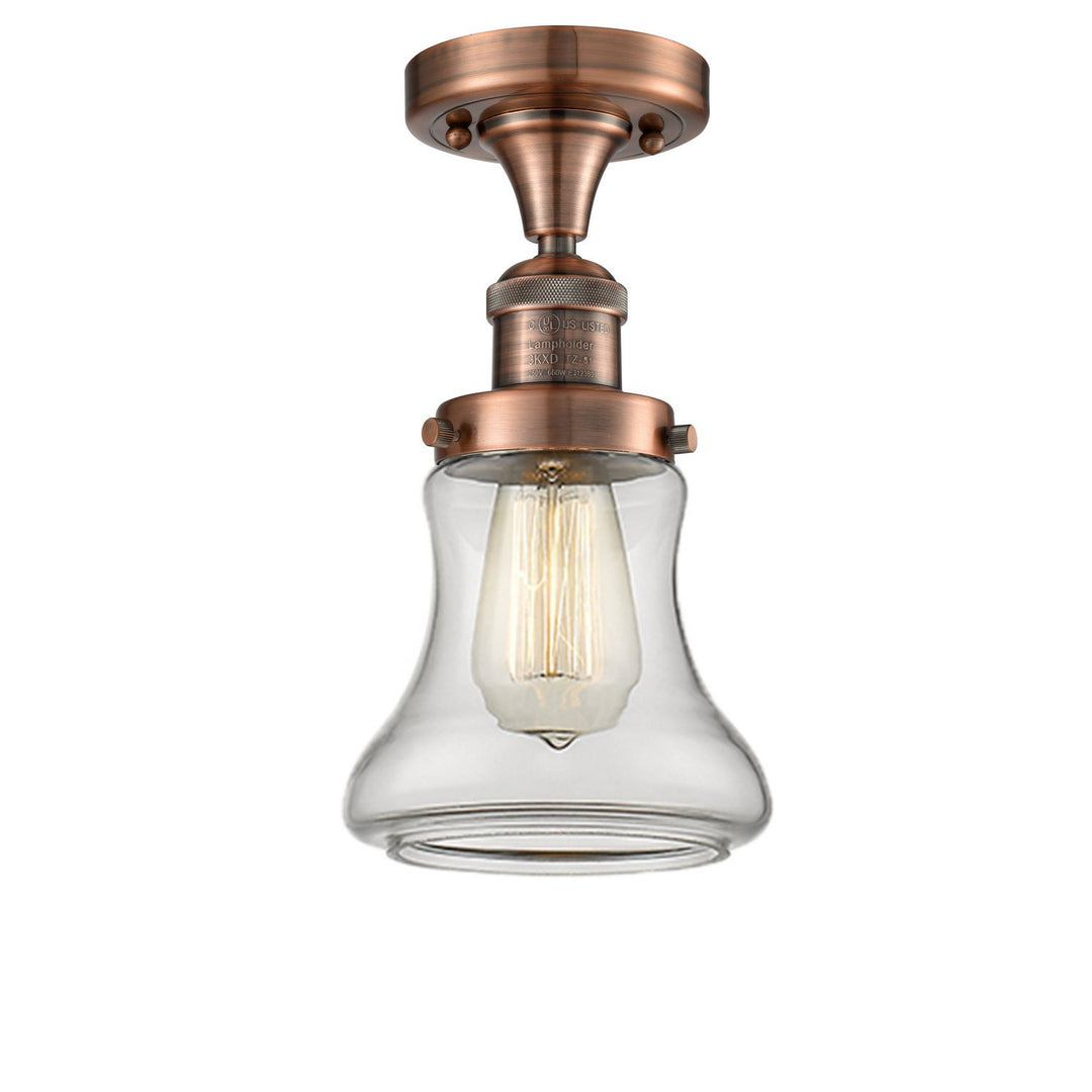 Innovations Franklin Restoration 517-1CH-AC-G192 Ceiling Light - Antique Copper