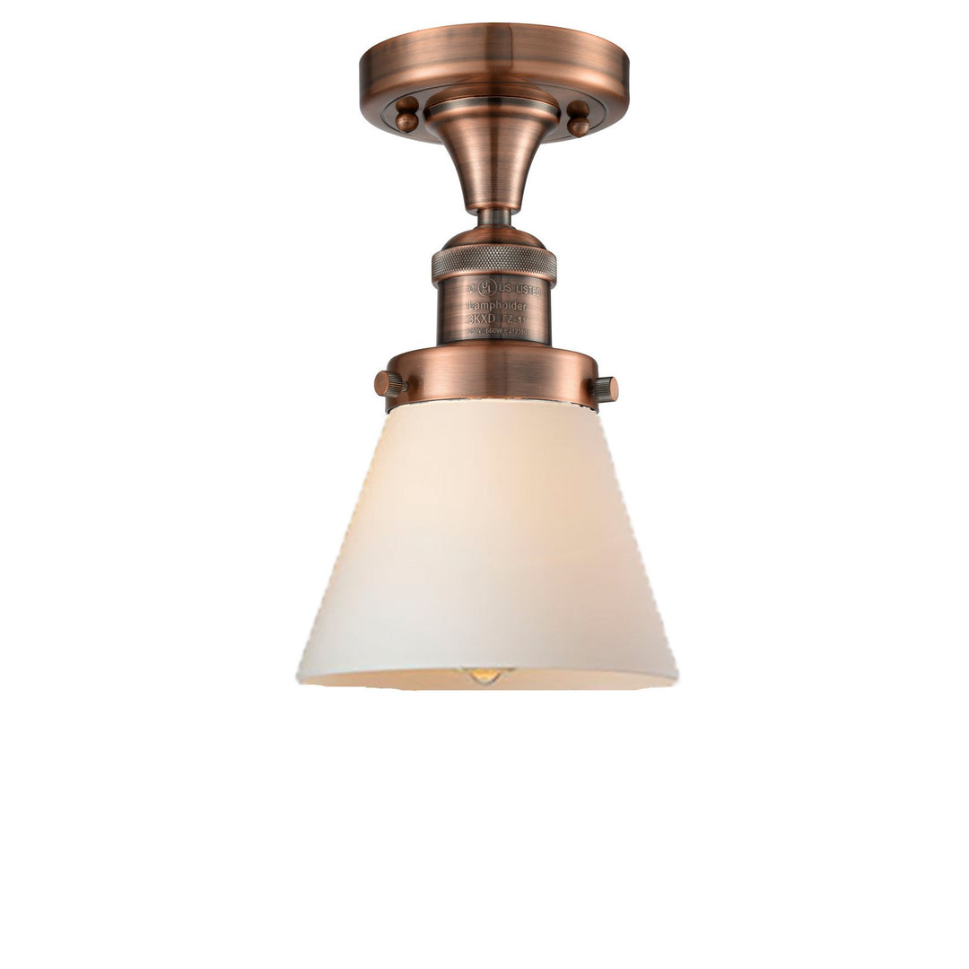 Innovations Franklin Restoration 517-1CH-AC-G61 Ceiling Light - Antique Copper