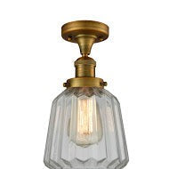 Innovations Franklin Restoration 517-1CH-BB-G142 Ceiling Light - Brushed Brass