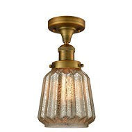 Innovations Franklin Restoration 517-1CH-BB-G146 Ceiling Light - Brushed Brass