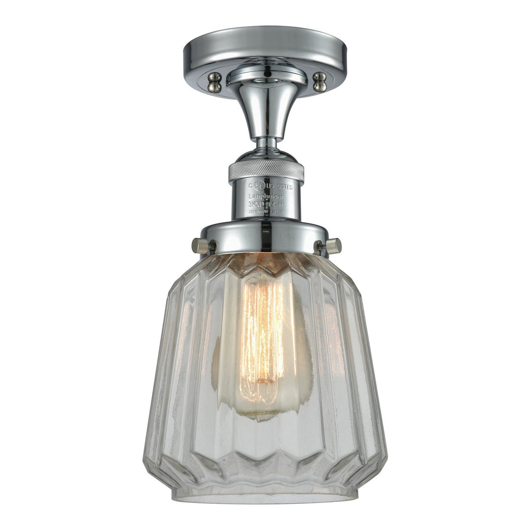 Innovations Franklin Restoration 517-1CH-PC-G142 Ceiling Light - Polished Chrome