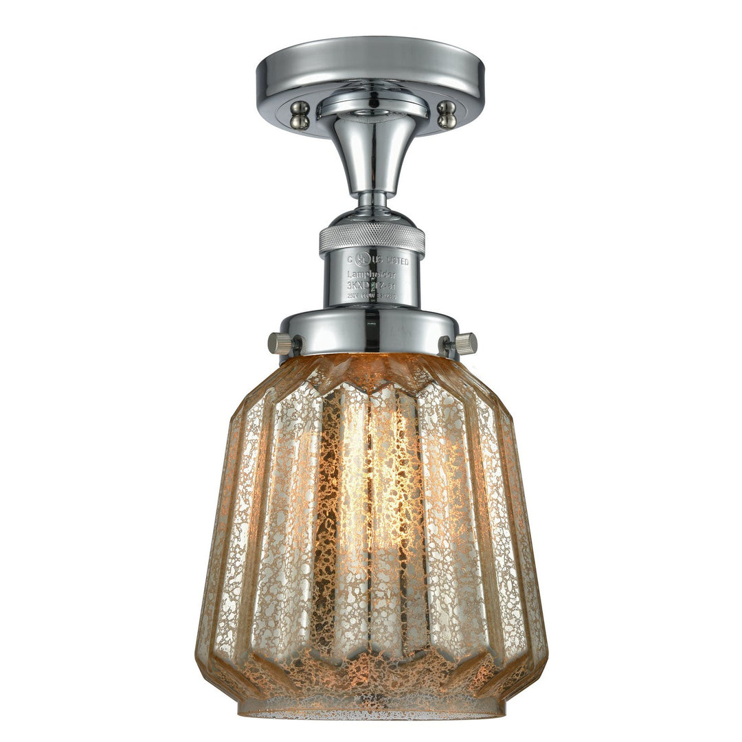 Innovations Franklin Restoration 517-1CH-PC-G146 Ceiling Light - Polished Chrome