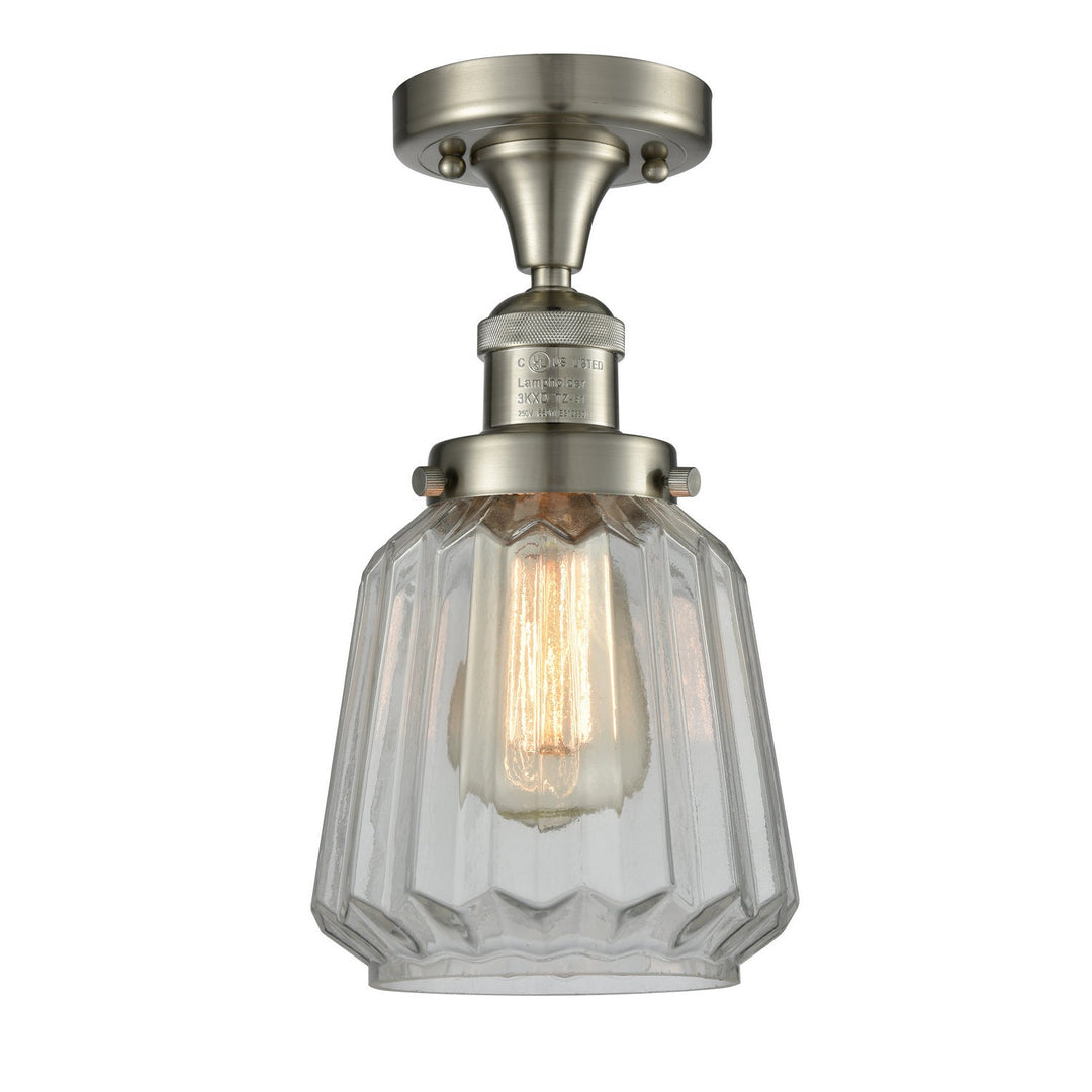 Innovations Franklin Restoration 517-1CH-SN-G142 Ceiling Light - Brushed Satin Nickel