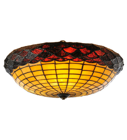 Meyda Tiffany Lighting 82066 Acorn Shade Lamp Shade Bronze / Dark