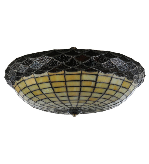 Meyda Tiffany Lighting 82066 Acorn Shade Lamp Shade Bronze / Dark