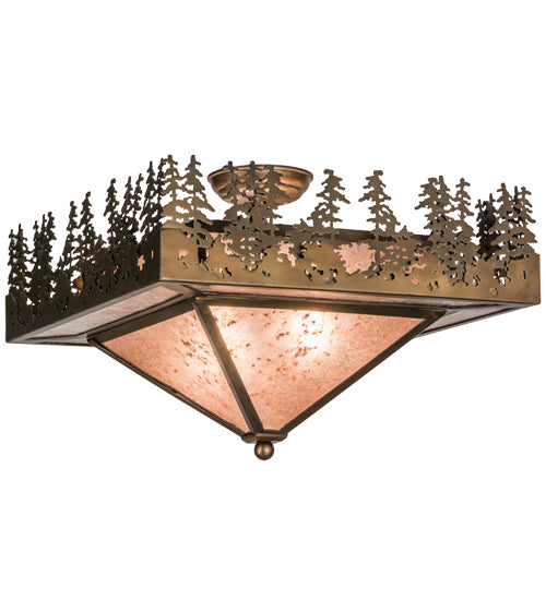 Meyda Tiffany Pine Lake 82111 Ceiling Light - Antique Copper