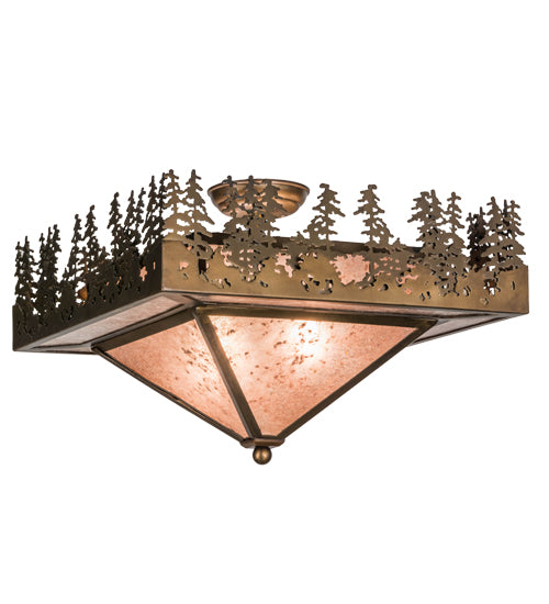 Meyda Tiffany Pine Lake 82111 Ceiling Light - Antique Copper