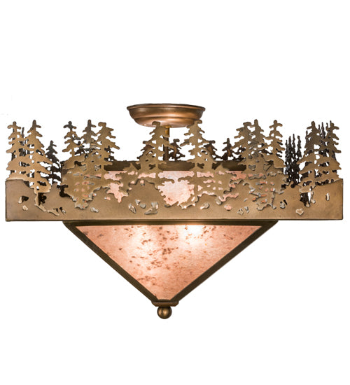 Meyda Tiffany Pine Lake 82111 Ceiling Light - Antique Copper