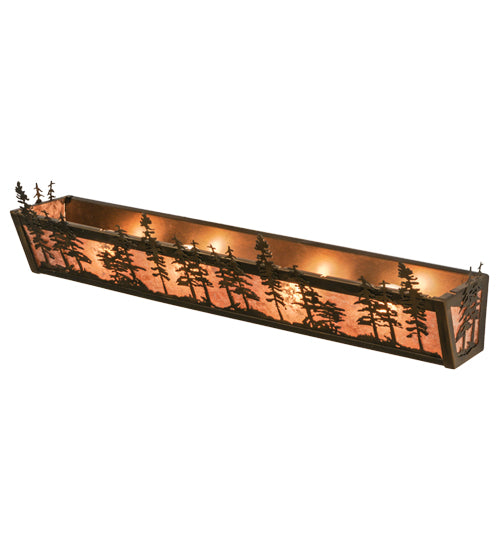 Meyda Tiffany Tall Pines 82132 Bath Vanity Light 30 in. wide - Antique Copper