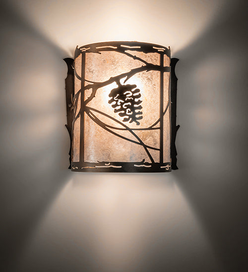 Meyda Tiffany Whispering Pines 82134 Wall Light - Antique Copper