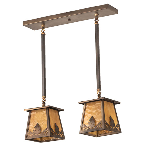 Meyda Tiffany Mountain Pine 82140 Pendant Light - Antique Copper