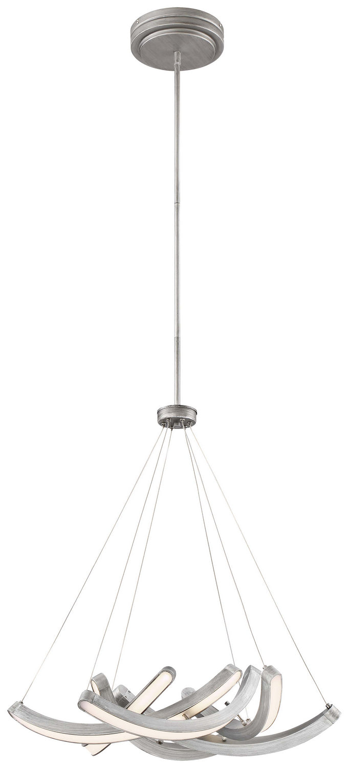 George Kovacs Swing Time P1336-665-L Chandelier Light - Brushed Silver
