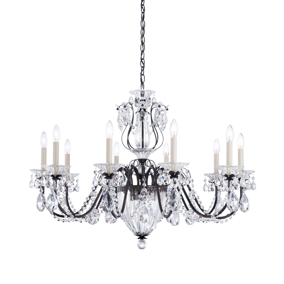 Schonbek Lighting 1260N-76A  Bagatelle Chandelier Heirloom Bronze