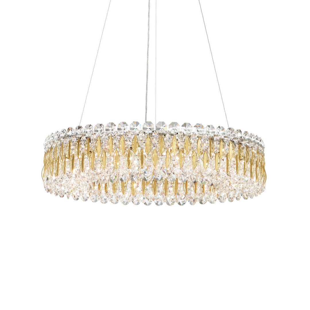 Schonbek Lighting RS8343N-22A  Sarella Pendant Light Heirloom Gold