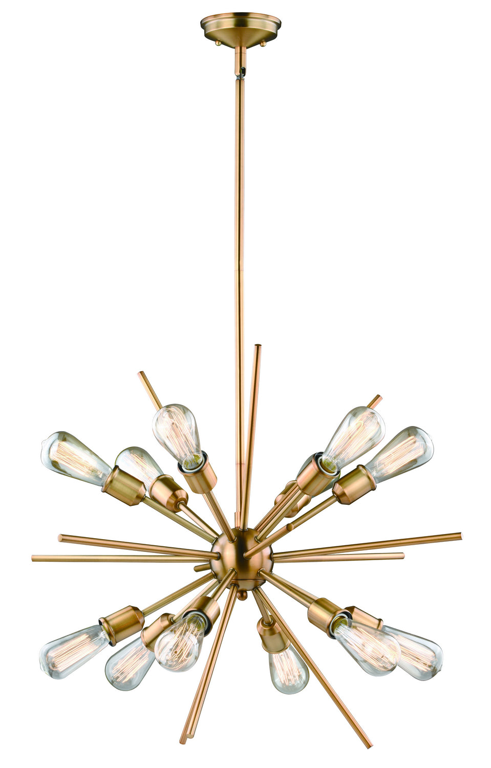 Vaxcel Estelle P0228 Pendant Light - Natural Brass
